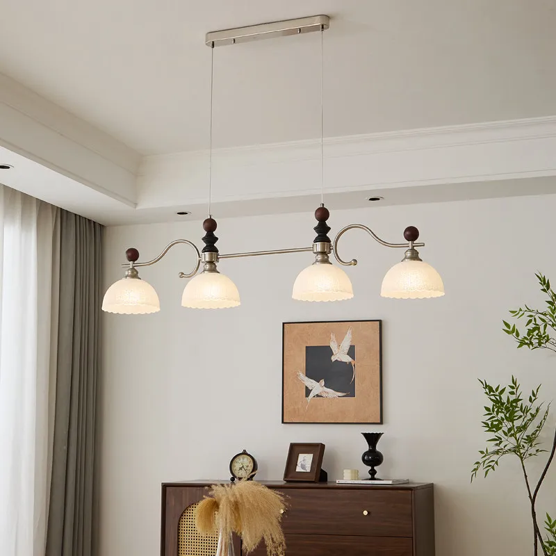 

Mid ancient style restaurant chandelier, French retro minimalist modern American mid ancient style bar counter dining room light