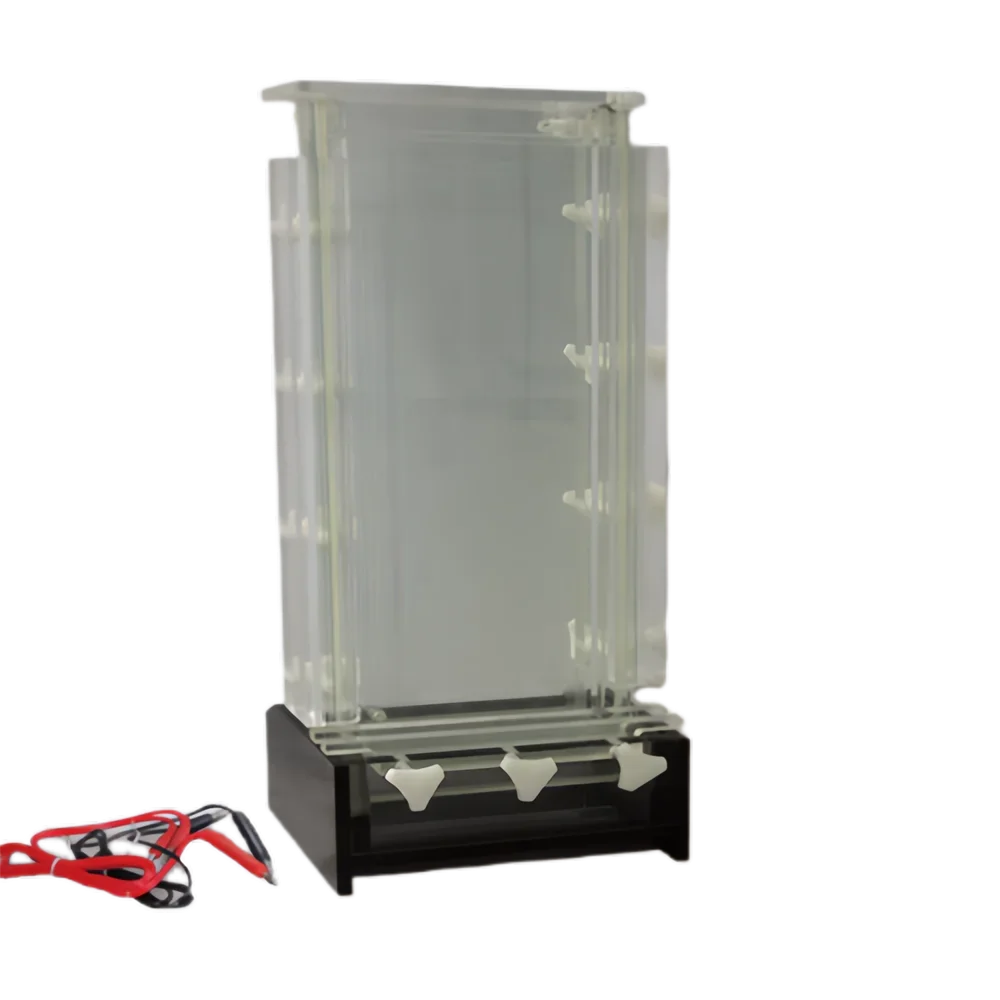 DYCZ-20B Glass Gel Electrophoresis System (LxW) 480x170mm 750ml Vertical Electrophoresis Power Supply OEM Customizable Lab 32/64