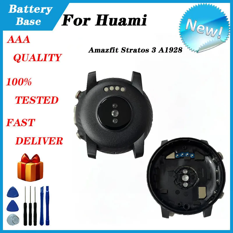 

For Huami amazfit Stratos 3 A1928 smart watch charging back cover, battery base back cover