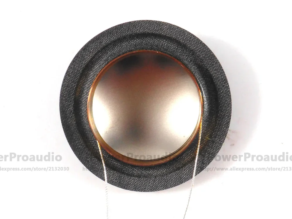 2 قطعة استبدال الحرير الأسود + التيتانيوم الحجاب الحاجز لملف صوتي 20.4 مللي متر طقم تصليح 8 أوم أ