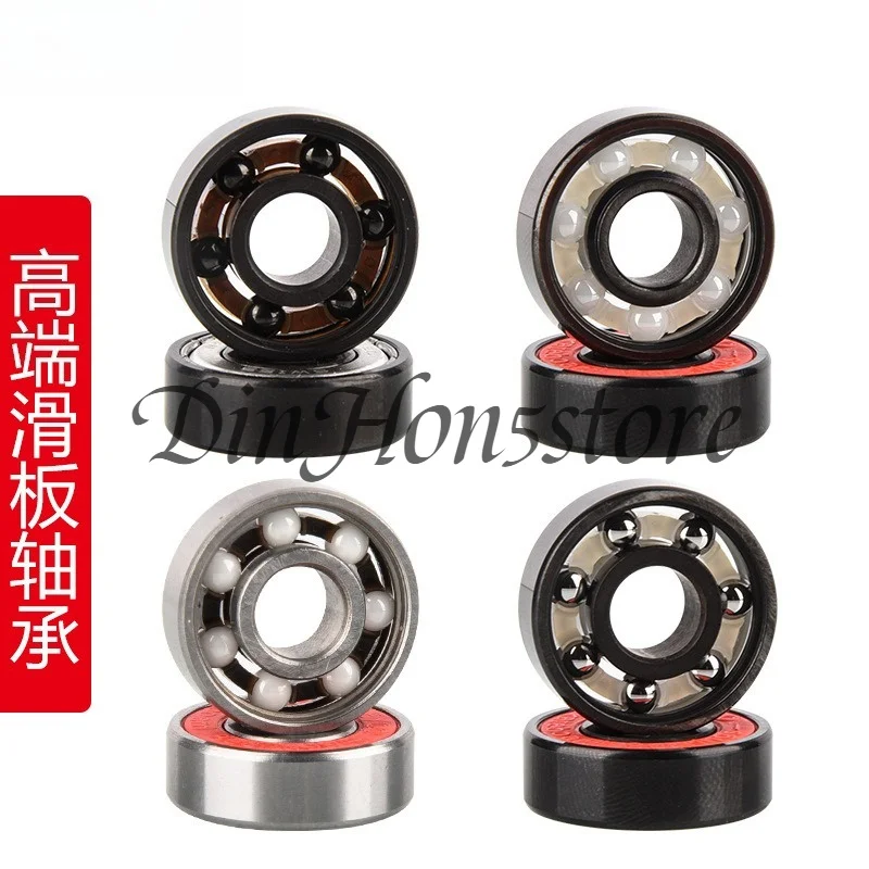 Hybrid ceramic ball skate bearing 608 high speed 608 skateboard bearing