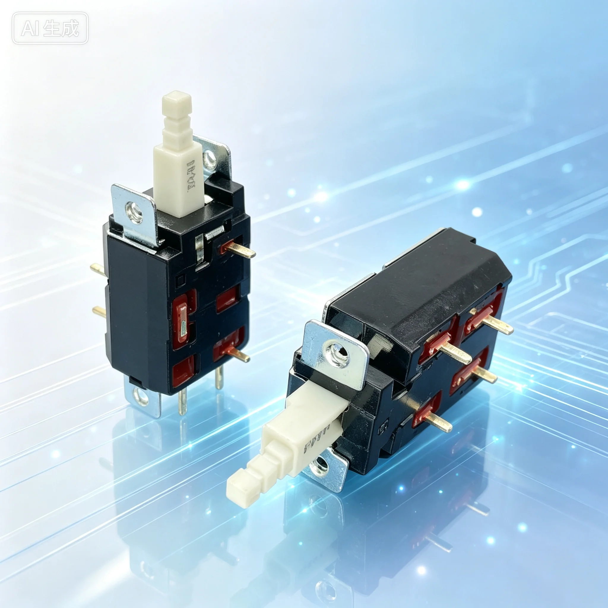 Press for KDC-A06 4 Pin 2 Position Latching Switch  20pcs