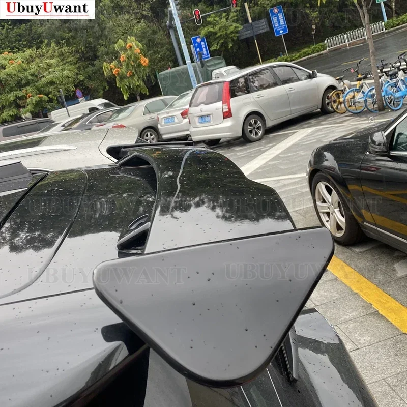 Do Peugeot 206 207 208 308 Spoiler 2005 2006-2022 Plastik ABS Włókno węglowe Wygląd Hatchback Dach Tylne skrzydło Zestaw karoserii Akcesoria — zdjęcie 3