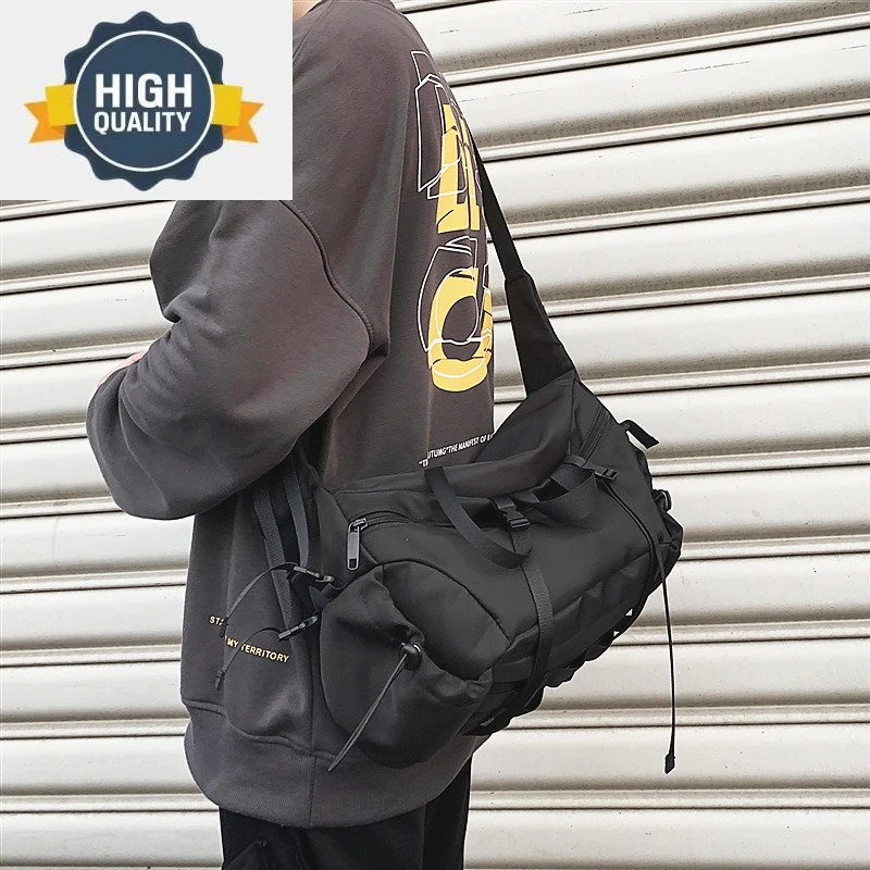 Men Fashion Trend Crossbody Bag Large Capacity Shoulder s 2023 New Multifunction Travel Messenger