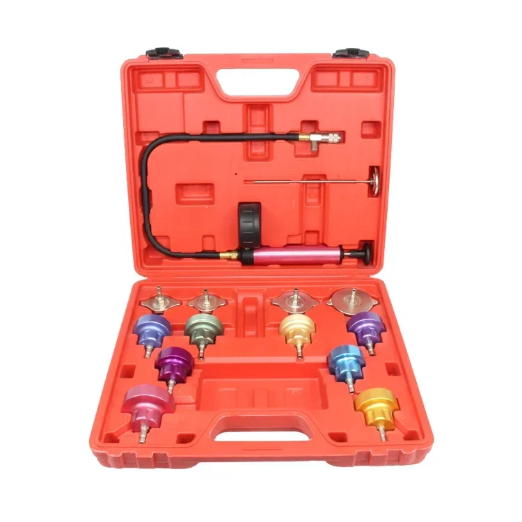 

Инструмент для обнаружения утечки давления в резервуаре для воды автомобиля, алюминиевый сплав, инструмент для замены антифриза, детектор утечки резервуара для воды