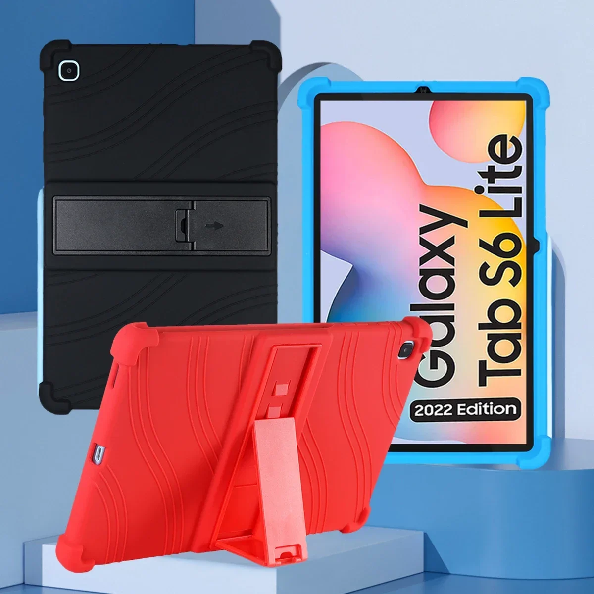 

Silicon Cover For Samsung Galaxy Tab S6 Lite 10.4 Case SM-P625 SM-P620 SM-P613 SM-P619 SM-P610 SM-615 Shockproof Protector Funda