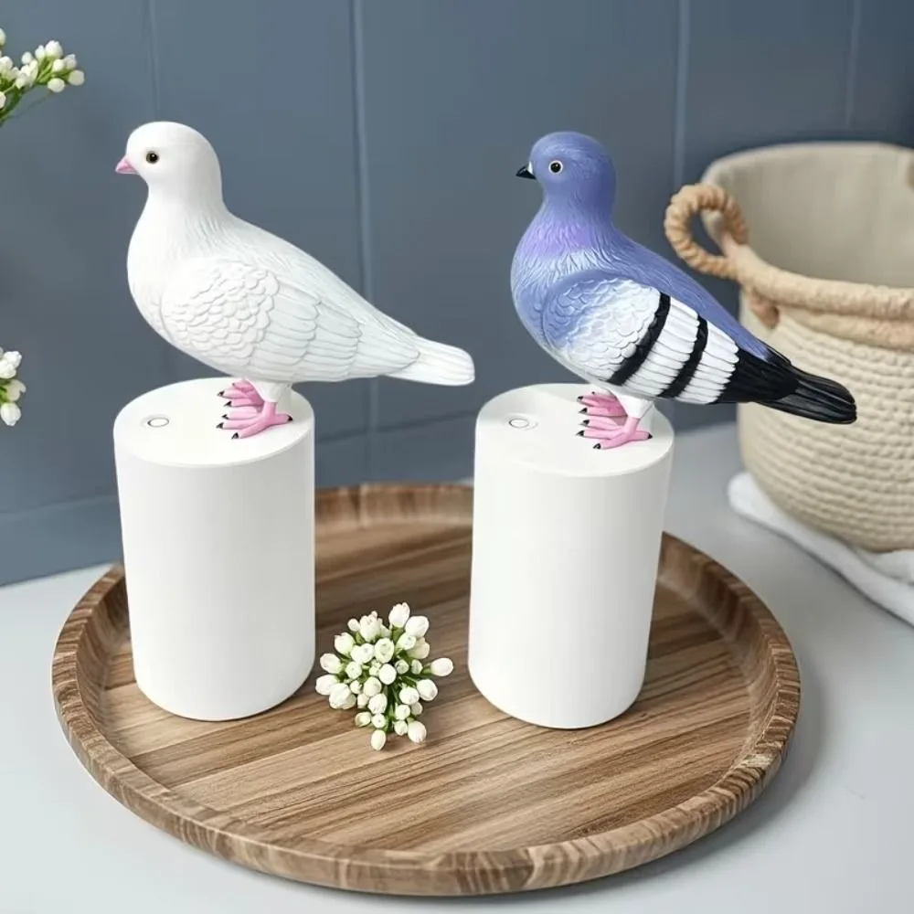 Pigeon Shape Foam Soap Dispenser Creative Blue Bird ABS Material Touchless Soap Dispenser Hygienic Foam Refillable