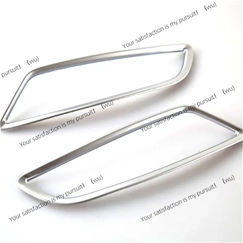 2Pcs Car Chrome Interior Dashboard / Control panel Air Condition Vent Cover Outlet Trim For Ford KUGA ESCAPE 2013 201