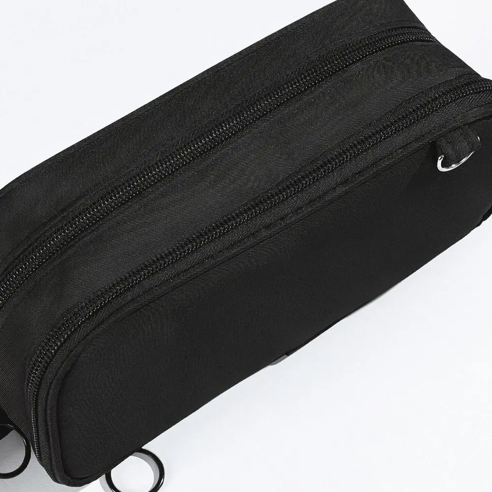 Multi-functional Solid Color Pencil Case Multi-layer Large Capacity Pencil Pouch Portable Stationery Bag Gift