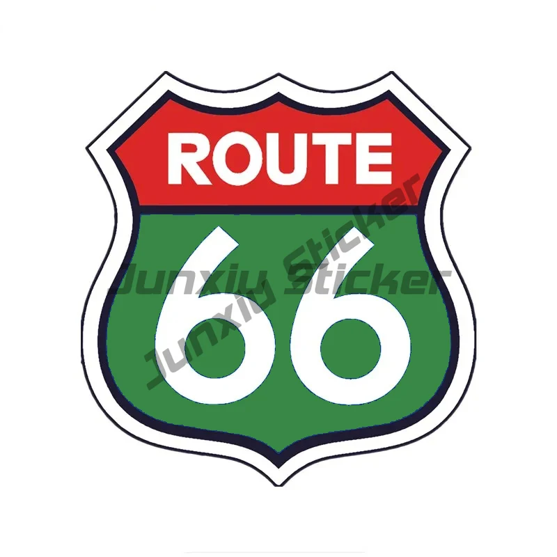 Personalized Route 66 Vinyl Decal Car Windshield Decoration Sticker Waterproof  Decals PVC Wholesale