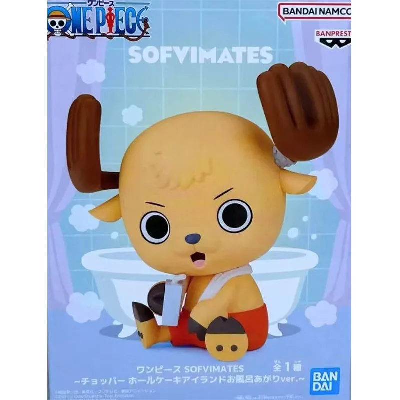 반다이 오리지널 반프레스토 원피스 쵸파 - 전체 케이크 아일랜드 목욕 스타일~ 11cm 애니메이션 액션 피규어 장난감 소년용 크리스마스 선물