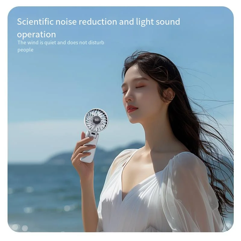 Xiaomini Fan is a rechargeable portable fan with a built-in stand, compact and portable, which can be used while charging