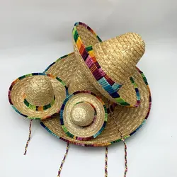 남녀공용 멕시코 비치 모자, 햇빛 차단 모자, 카니발 날카로운 모자, 야외 햇빛 차단, 14cm, 22cm, 35cm, 43cm, 신제품