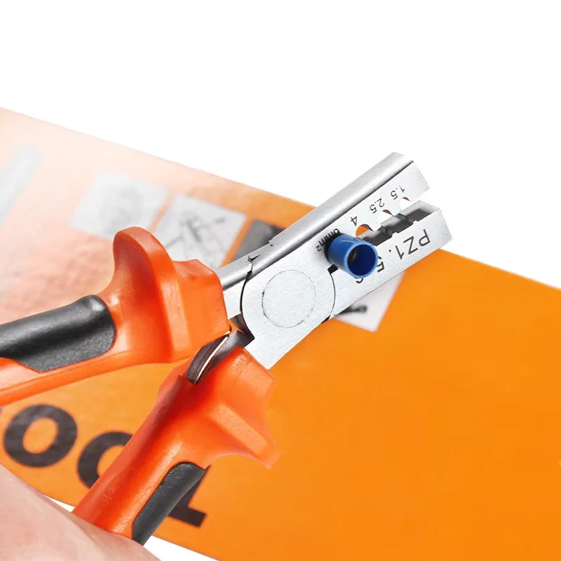 

Crimping tool PZ 0.25-2.5mm2 1.5-6mm2 terminal card sleeve crimping pliers cable end sleeve
