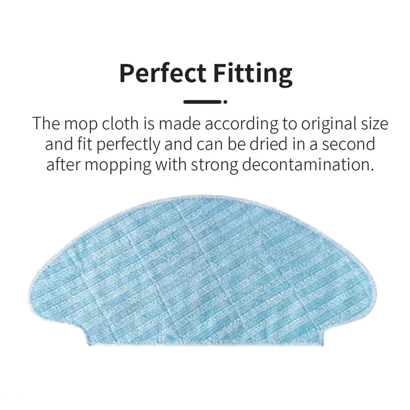 Accesorios para aspiradoras UNCL, almohadillas de repuesto para fregona, trapos de limpieza, 10 Uds. Para Tefal x-plorer 45/RG8275WH de repuesto