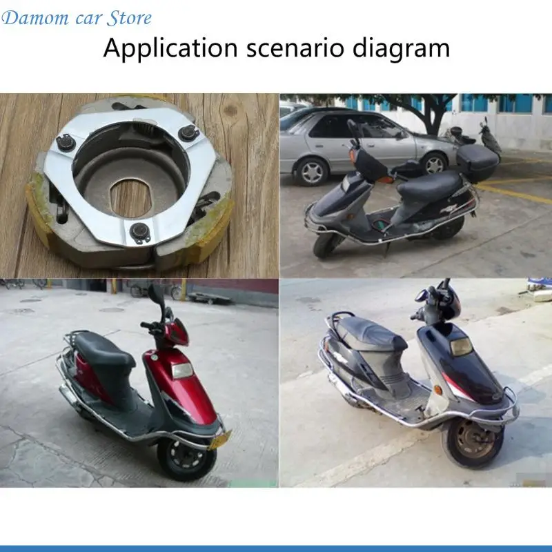 A2UC Metal Repair Part for 49Cc 50Cc 139QMB 139QMA Rear Clutches Shoe Assembly for GY6 50/125, Routine Drivetrain Service Tasks