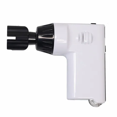 Imagen 2 del producto Enrollador de cuerdas eléctrico multifunción, cortador de cuerdas, recargable por USB, portátil para guitarra, ukelele (blanco)