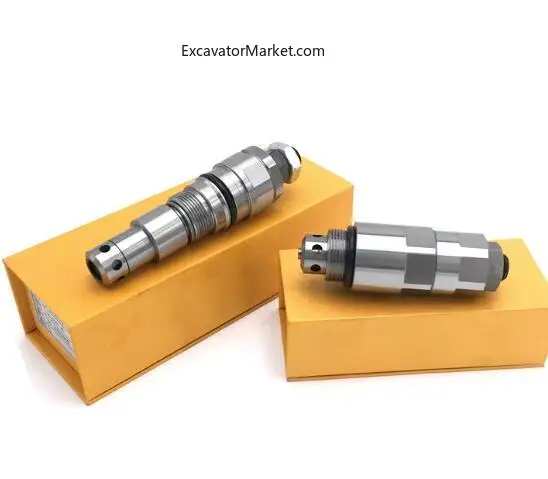 

YN22V00001F1 YN22V00001F4 YN22V00001F5 Main Relief Valve for Excavator Kobelco SK200-6/8 SK230-6E Hitachi ZAX300 CAT E312