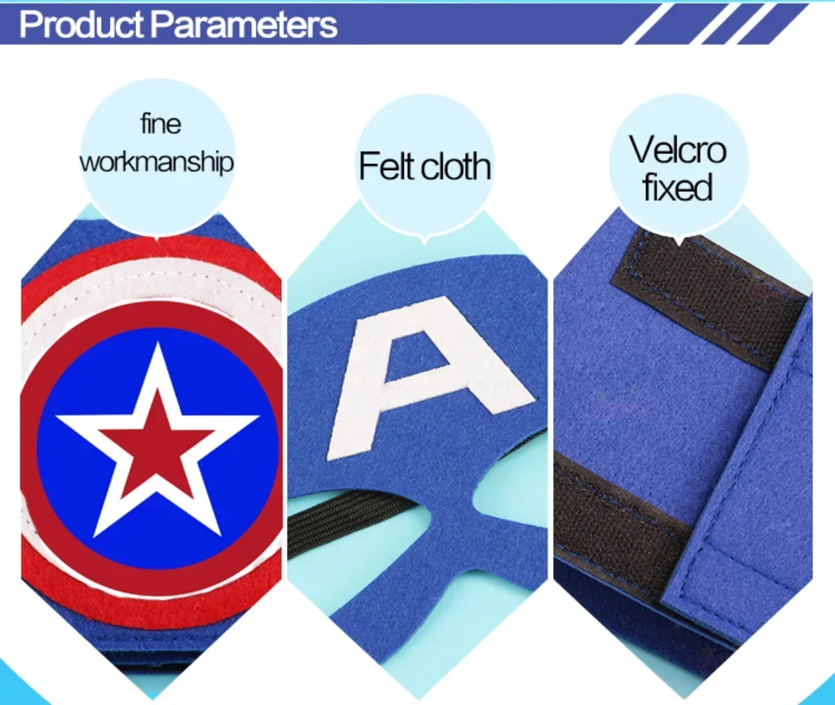 Capas de superhéroe para niños y máscaras de superhéroe para niños y niñas, regalo de fiesta de cumpleaños