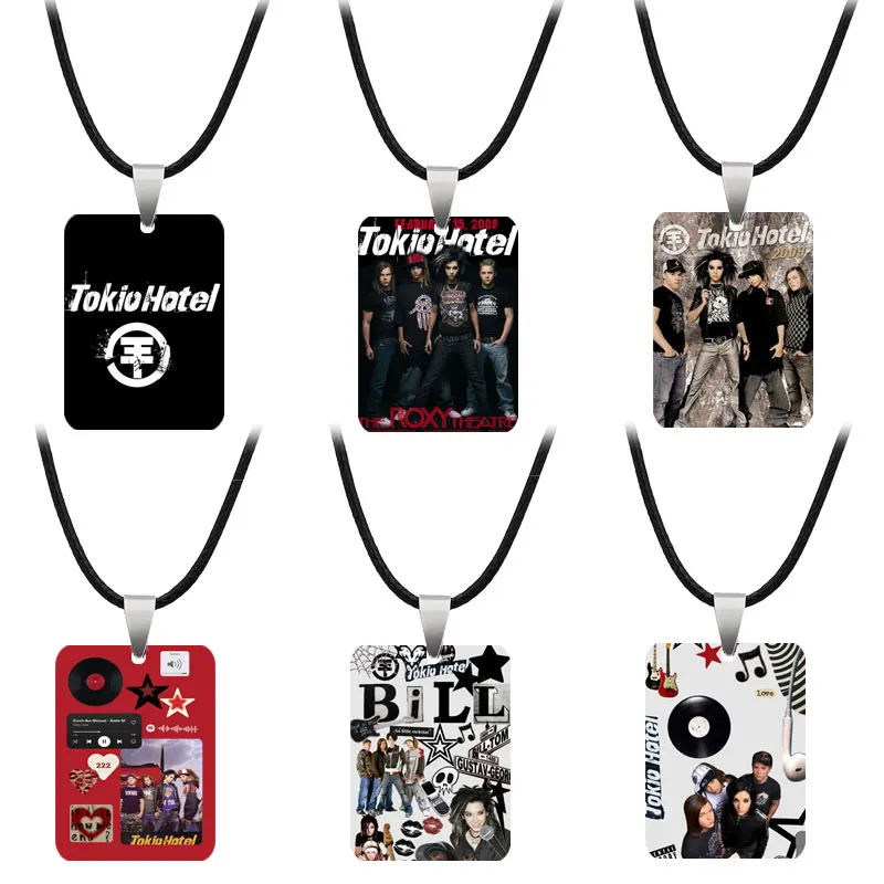 Tokio Hotel Pendant Acrylic Tokio Hotel Necklace Accessories Customized Pendant Jewelry Charms Gifts for Fans Friends