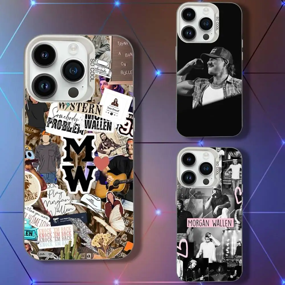 

Singer M-Morgan Wallens Phone Case For iPhone 16,15,14,13,12,11,Pro,XS,Max,Plus,Mini,SE White Candy Matte Shockproof Cover