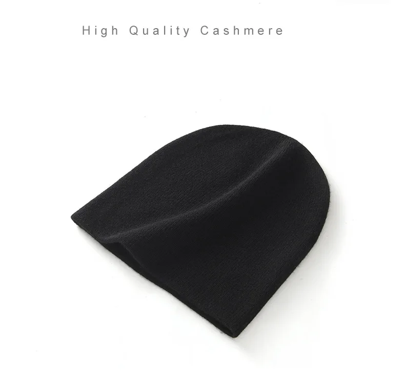 Adults Cashmere Beanie Hat Comfort Women Winter Warm Soft Cozy Knit Skull Cap Daily Wear Classic Style Arrival Slouchy