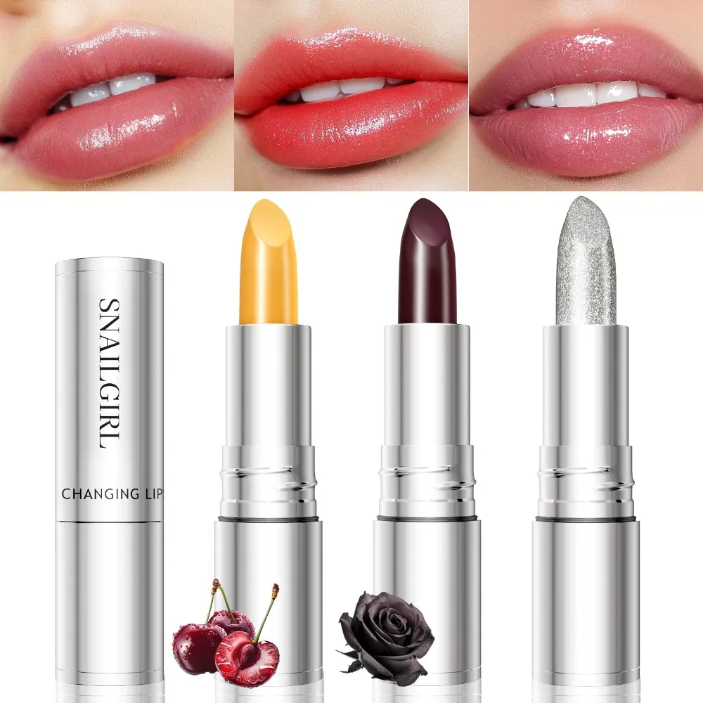 

Waterproof Temperature Color Changing Lipstick Long Lasting Hydrating Lip Care Cream Non-stick Anti Drying Lip Gloss Gifts