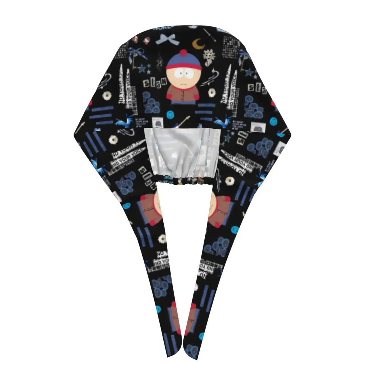 Cappelli da Infermiera SouthParks, Berretto Medico Casual Traspirante Unisex con Laccetti Posteriori per Donne, Cappelli da Lavoro