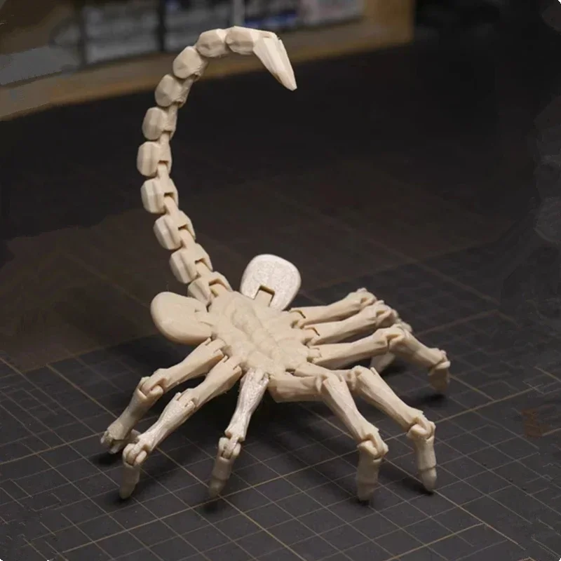 3D Printing Alien Facehugger Model Ornament Fully Articulated Movie Prop Collectible Figurine Sci-Fi Horror Decoration