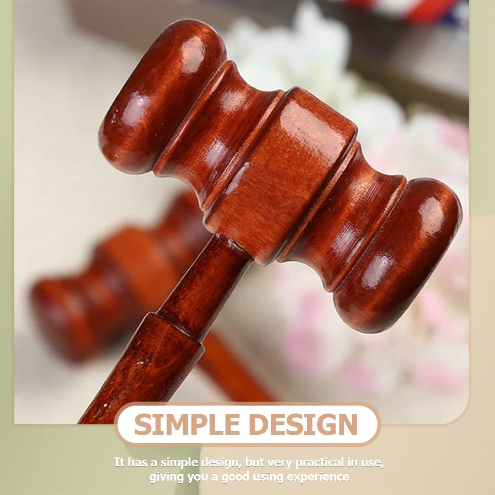 Judge Hammer Shot Toddler Toys Children Gavel Thing Cosplay Knock Kids Gavels Wood Wooden Plaything Baby Courtroom