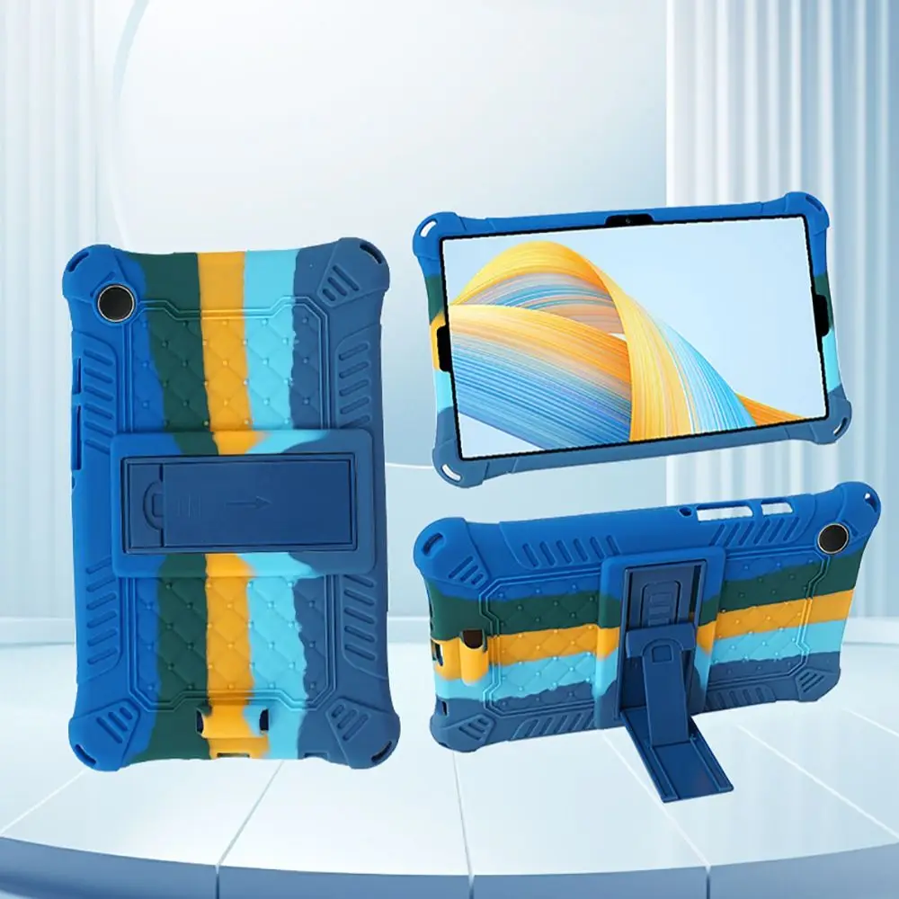 Capa de silicone com alça de ombro criativa, capa à prova de choque para tablet de 11 polegadas, capa macia para Galaxy Tab A9 + 11"