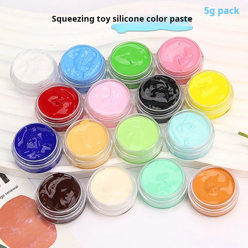 DIY Pinch Gel Must - Have: 5 g de pasta de color de silicona AB con macarrón de alta concentración - pigmento de crema de aceite
