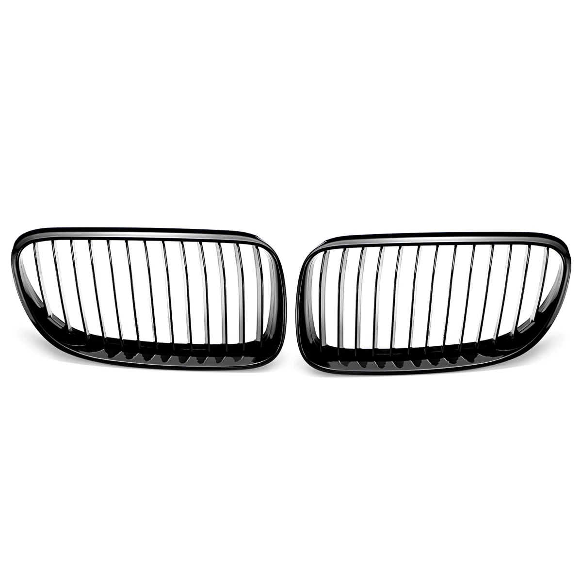 Kisi pengganti ginjal depan mobil hitam mengkilap, untuk BMW E92 E93 3 Series 2 pintu 2010-2013 kap Grill balap Facelift kelopak mata