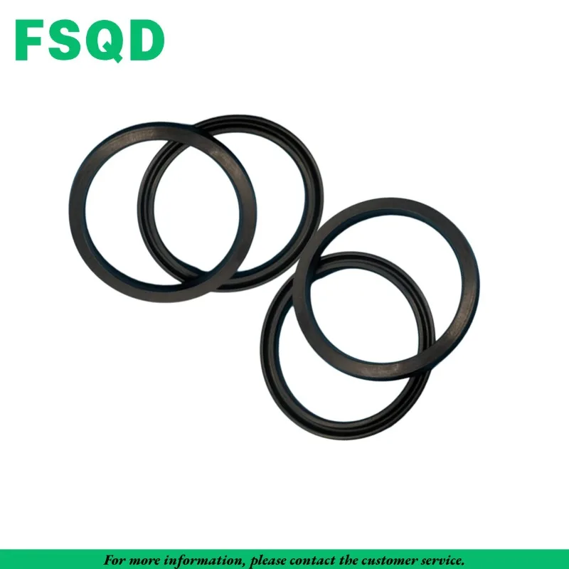 5PCS Y-Seal Piston Sealing Ring NBR  Compact Cylinder Valve Z8 32 35 40 45 50 63 70 80 100 125 160 200 Z8 Series FSQD