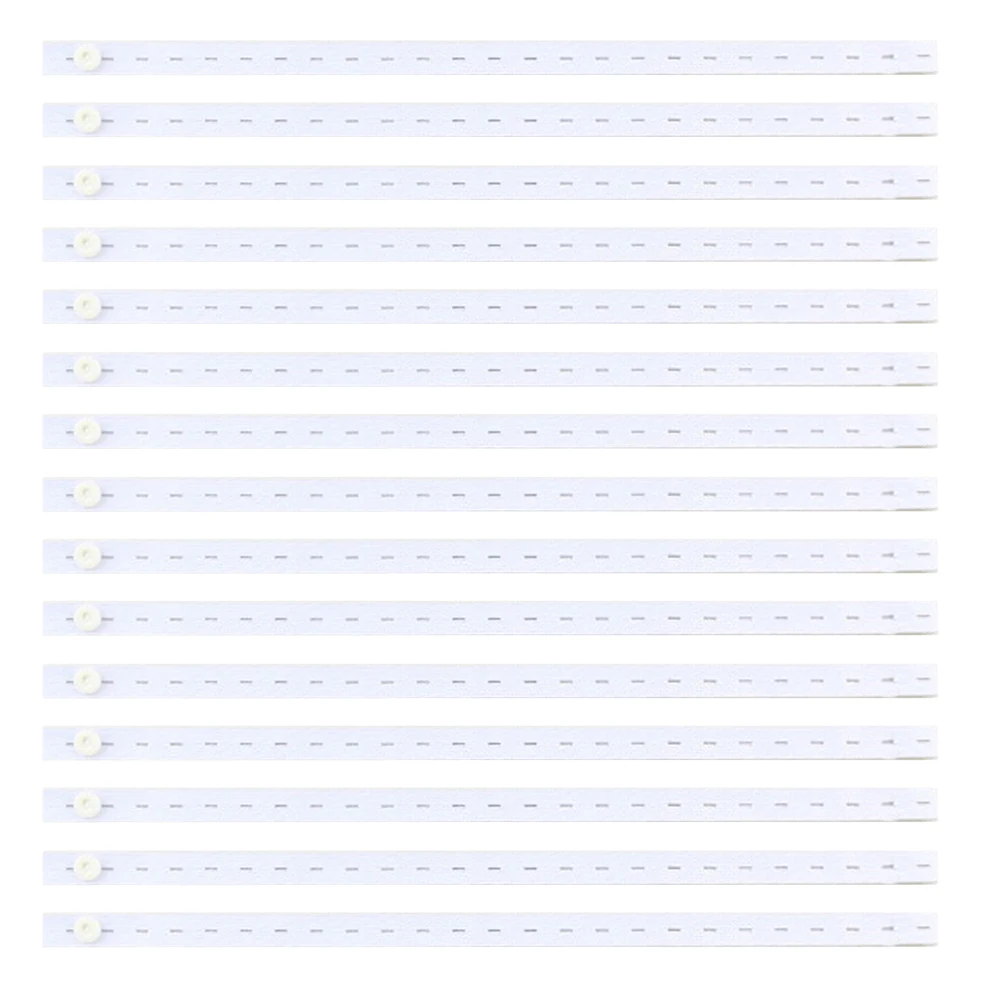 

15 Pcs Diaper Buckle Elastic New Born Toddler Fixing Button Adjustable Diaper Belt Nappy Fastener Will Not Too Tight