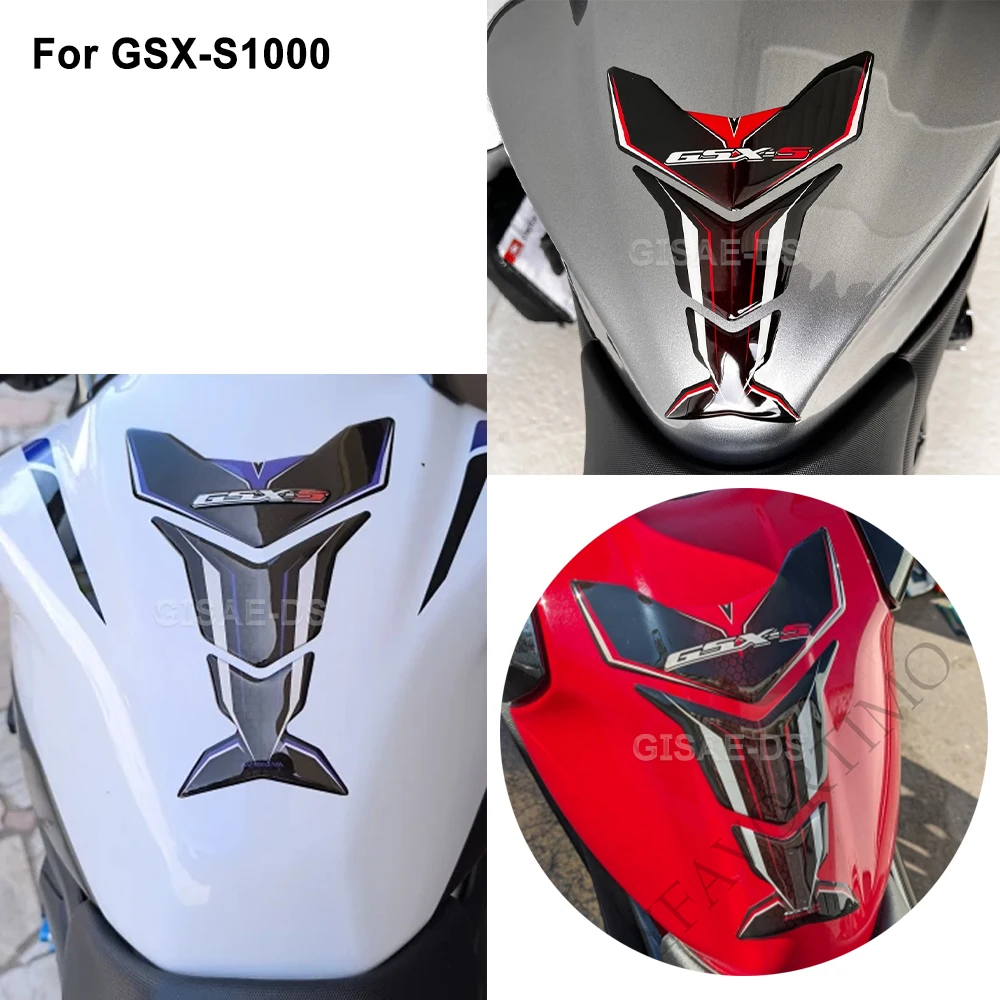 Para Suzuki GSX-S1000 GSX-S1000F GSXS1000 GSX S1000 S 1000 F GSX-S 2015 - 2020 pegatinas de protección de almohadilla de tanque de combustible 3D para motocicleta ﻿