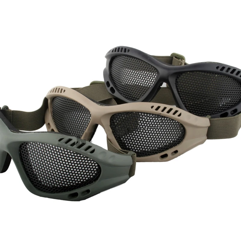 Emersongear Tactical Glasses Goggles Protective Gear Airsoft Steel Mesh Eyes Guard Sport Hunting Cycling Hiking Outdoor