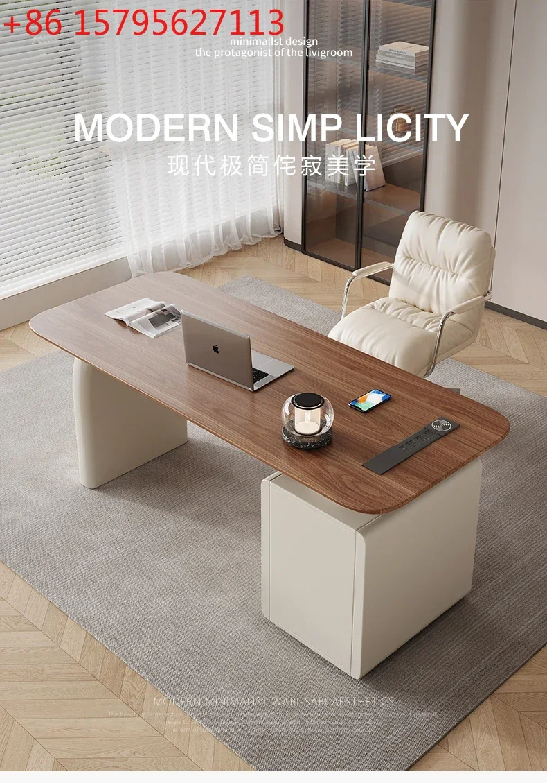 

Угловой компьютерный стол в кремовом стиле для дома и офиса, современный, простой, элегантный, для консультаций и работы, для медицинских и косметических кабинетов