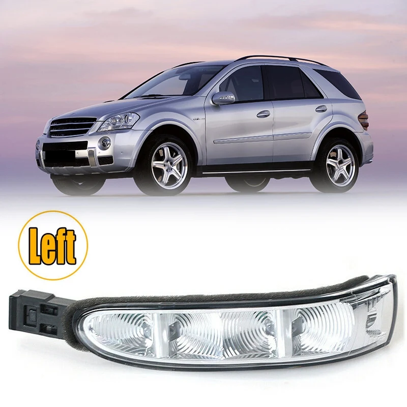 Car Front Left Mirror Turn Signal Light Turn Side Lamp for W164 X164 W164 ML GL300 R320 R350 R450 R500