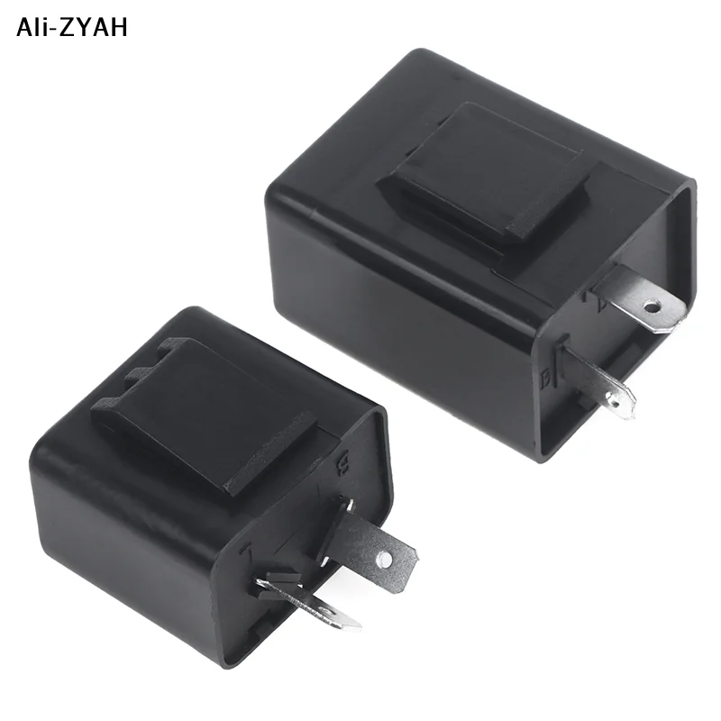 Flasher Relay Turn Signal DC 12V 48V 60V 2Pins Buzzer Beep Flasher Relay Blinker Indicator Flashers Turn Light Signals