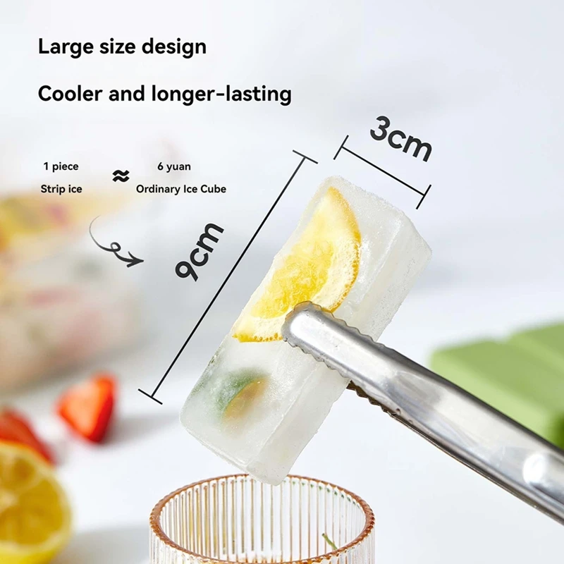 Outdoor Ice Block Molds For Whiskey,Reusable Reinforced Silicone Molds Cold Plung Ice Mold Ice Maker Box image 5