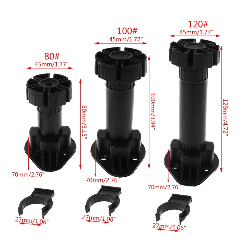 

4 шт., регулируемая высота, ножка шкафа для кухни, ванной комнаты, дропшиппинг