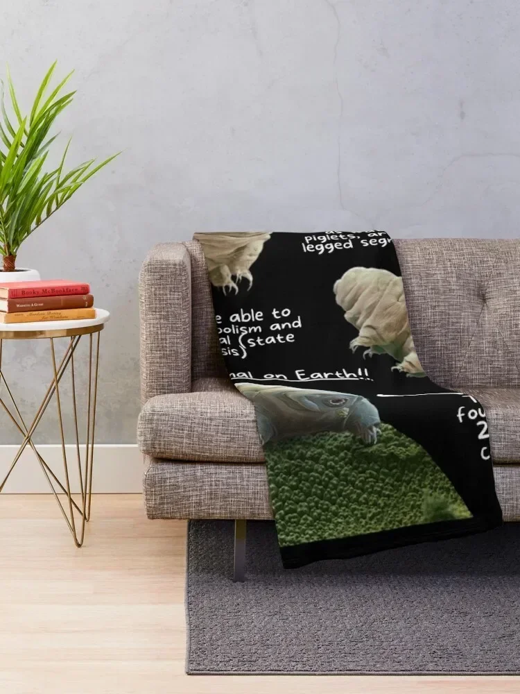 Tardigrade Fun Facts Throw Blanket Bed Fashionable Furrys Hairys Soft Big Blankets