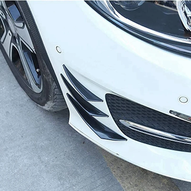 Universal Pvc Car Front Bumper Lip Protector Rear Diffuser Auto Spoiler Splitter Wing Protection Guard 12PCS