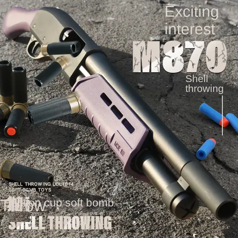 870 shell throwing Remington spray shotgun shotgun Toy gun, adult boy simulation model Toy gun