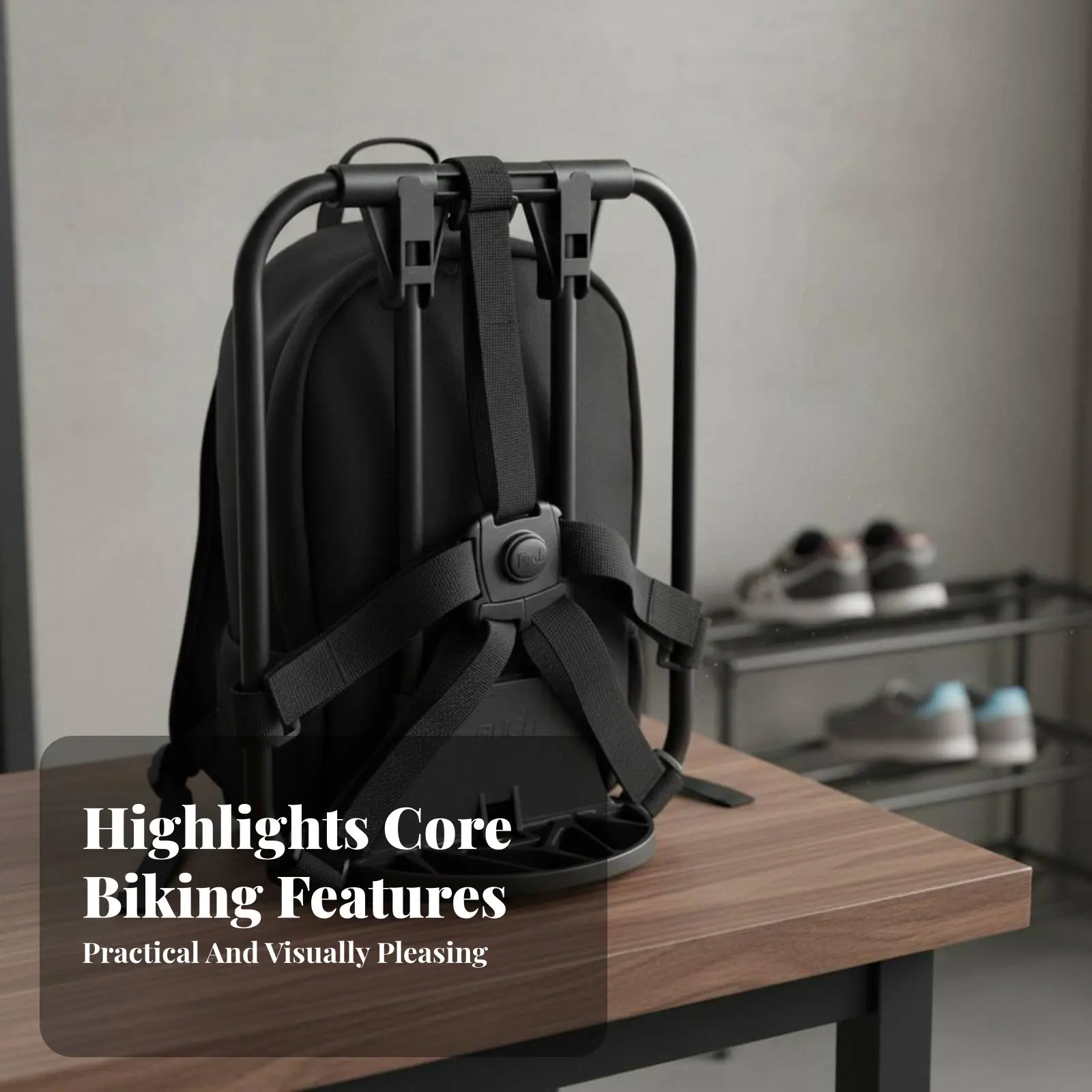 

Cycle Handlebar-Carrier Rack Lightweight Design Folding Bike Front Rack Cycle Touring Carrier Long-Lasting Cycling Equipment