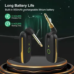 Wireless Guitar System ARU-10 Wireless Guitar Transmitter Receiver For Electric ﻿for Electric Guitar Bass Amplifier