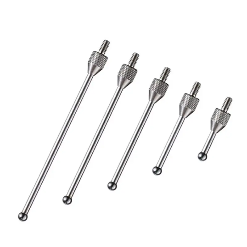 Têtes de sonde ABMI-CNC, 5 pièces, stylet à boule M2.5 2 mm, tige en porcelaine 10-50 mm, pièces d'outils de sonde tactile