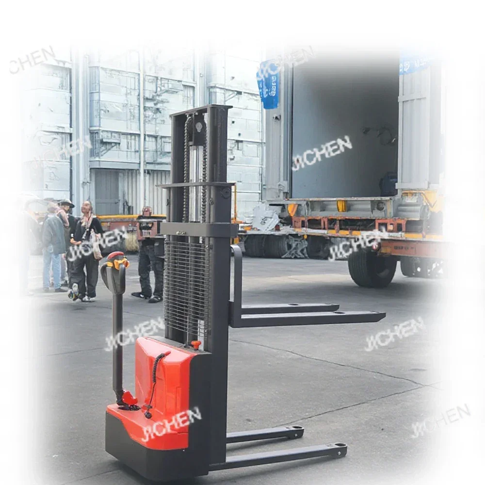 

JCQ 500 кг полностью электрический самозагрузочный штабелер электрический вилочный погрузчик