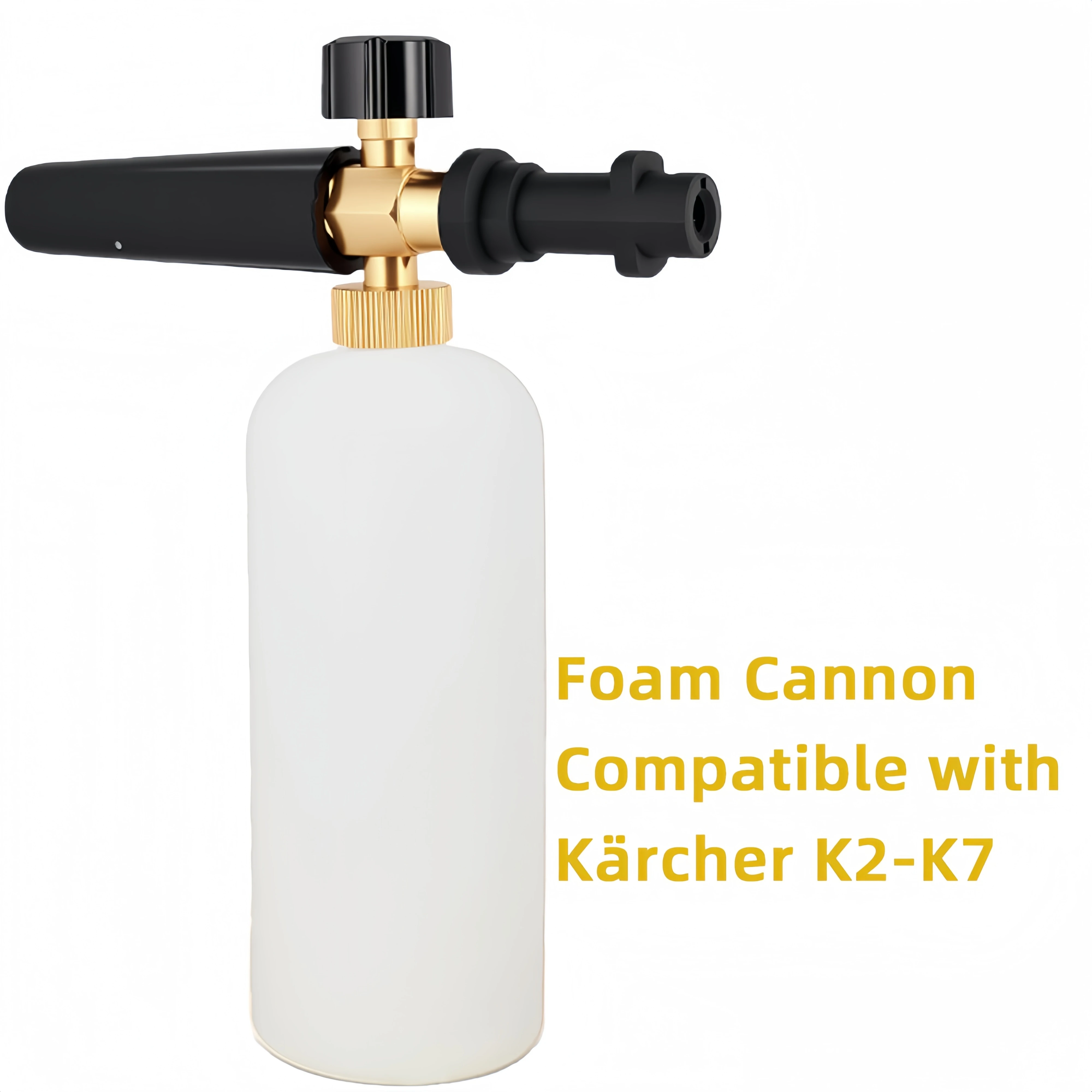 

Пенная пушка, совместимая с Kärcher K2-K7 — регулируемый распылитель для мойки высокого давления для очистки автомобилей и поверхностей